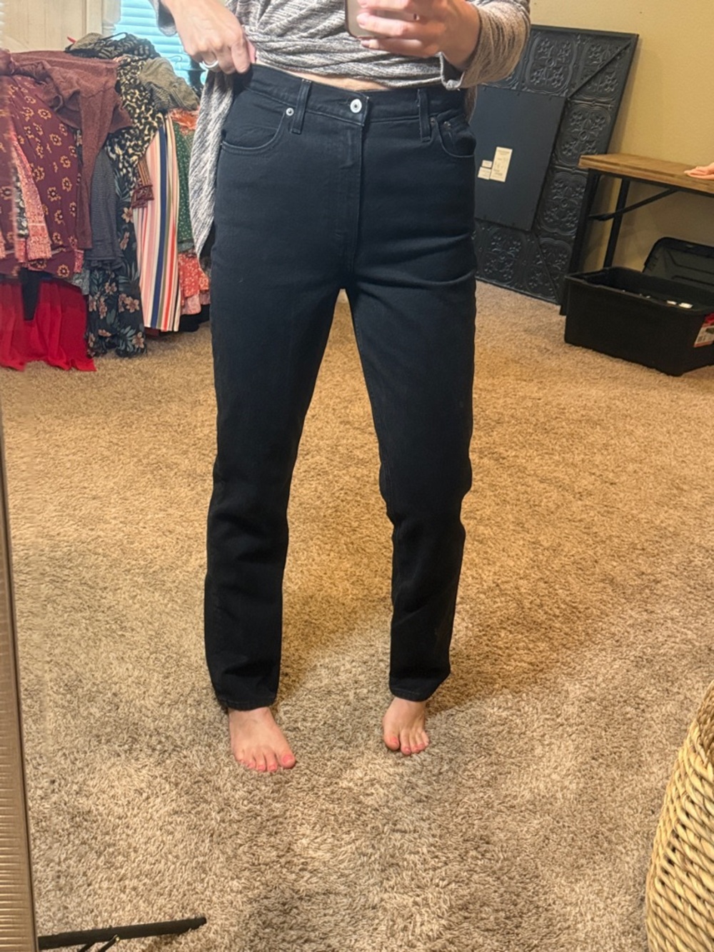 Abercrombie and Fitch, the 90s St. ultra high-rise 6L